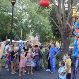 Stilt walkers, Chinese New Year Launch, Belmore Park Sydney, 2013