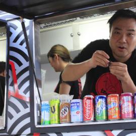 Tsuru food truck, Chinese New Year Launch, Belmore Park Sydney, 2013