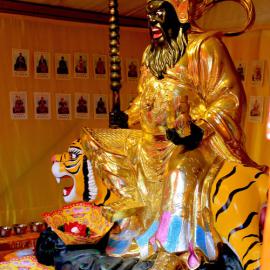 Chinese God of Wealth, Chinese New Year Launch, Belmore Park Sydney, 2013