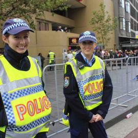 Police, Sydney Gay and Lesbian Mardi Gras, Whitlam Square Darlinghurst, 2013