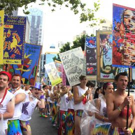 Original posters from Sydney Gay & Lesbian Mardi Gras archive, 2013