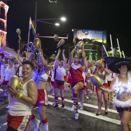 Footballers, Sydney Gay and Lesbian Mardi Gras Parade, Taylor Square Darlinghurst, 2014