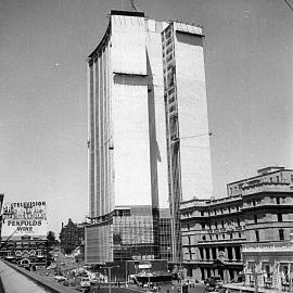AMP building nearing completion, Alfred Street Circular Quay, circa 1962