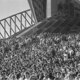Crowded House at Opera House, Circular Quay Sydney, 1997