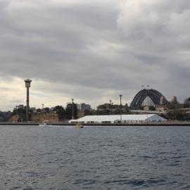 View from Darling Harbour of proposed Barangaroo site, west side of the CBD, Sydney, 2010