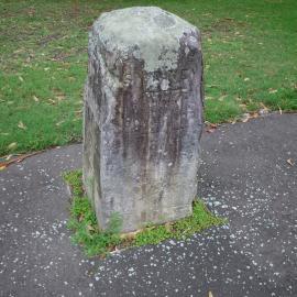 Town of Sydney boundary stone, corner Cleveland Street and South Dowling Street Moore Park, 2010