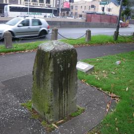 Town of Sydney boundary stone, corner Cleveland Street and South Dowling Street Moore Park, 2010