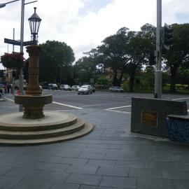 Dave Sands memorial plaque, Glebe Point Road Glebe, 2010
