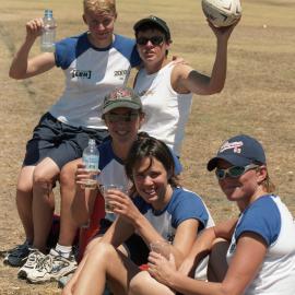 Women's football team in the POOFTA Cup competition, Gay Games, Centennial Park Sydney, 2002