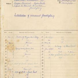File - Flood lighting of Anzac Memorial in Hyde Park for Coronation Celebrations, 1937