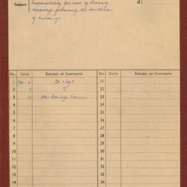 File - War Damage to Buildings - Responsibility for costs of clearing roadways following demolition, 1943