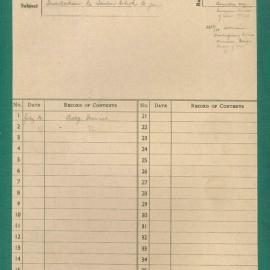 File - Invitation to join Peace Celebrations Committee, Sydney, 1945