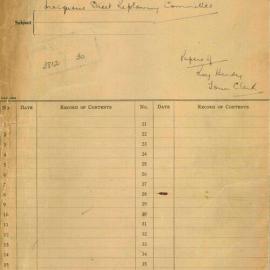 File - Macquarie Street Replanning Committee, 1935-1937