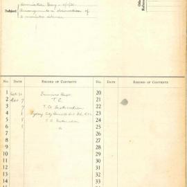 File - Arrangements for leave for observation of two minutes silence on Armistice Day, 1929 