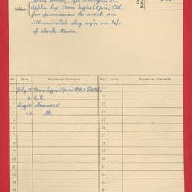 File - Sign and clock for Shell House 2 /12 Carrington Street Sydney, 1959 