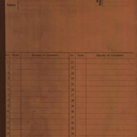 Miss Anita Moss - Town Clerk. Request for explanation of organist, Mr. Wiegand's refusal to