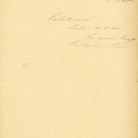 Petition. Erection of Lamp Bulletin Place. [Signed Lucas Lock & Co, George Paptoplos[?], Cowlishaw 