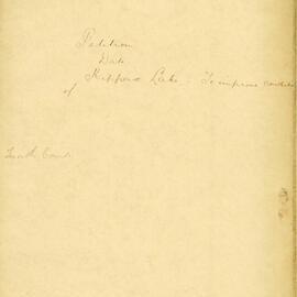 File - Petition to improve conditions in Kippax Lake, Moore Park, 1904-1905