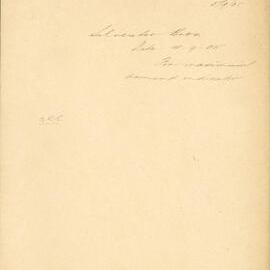 Silvester Bros - Town Clerk. For installation of maximum demand indicator
