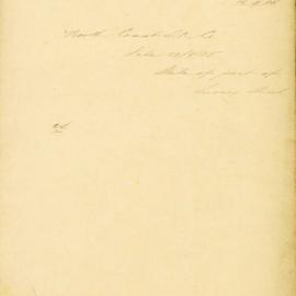 North Coast Steam Navigation Company - TC. [Complaint re. dangerous condition of Sussex Street, 
