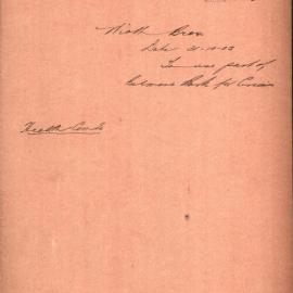 File - Request to use Belmore and Prince Alfred Park for circuses, 1905-1906