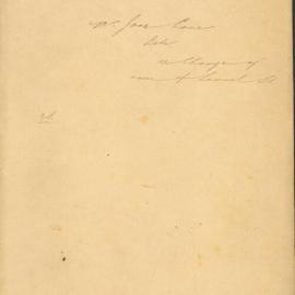 Mrs Jane Lane - Lord Mayor. Change of name of Samuel St [to West Place or Lane's Avenue. Not 