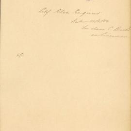 City Electrical Engineer's Office - TC. [Request for reclassification as Linesman by C. Brooks.]
