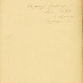 Edgar J Godfrey - Town Clerk. Wages of Employee Cox [garnishee requested to recover judgment for 