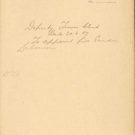 Concerning applications from Richard Gray, John Kelly, Charles Donnell, Anthony McLaughlin,