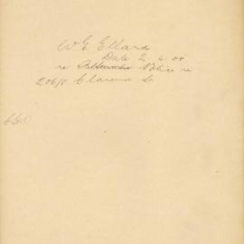 File - W.E. Ellard - Town Clerk. [Request for extension of time on notice on 206/208 Clarence St. for 