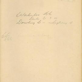File - Waterloo Municipal Council - Town Clerk. [The need for gas lights (no electric mains nearby) in 