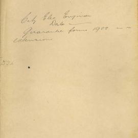 File - City Electrical Engineer - Town Clerk. Guarantee forms for 1908. [Municipal Council of Sydney 