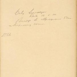 File - Proposal to ease off NW corner of Bridge Street at Macquarie Place, 1908
