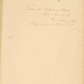 File - Juvenile Debating Clubs - Lord Mayor. For use of Camperdown Town Hall