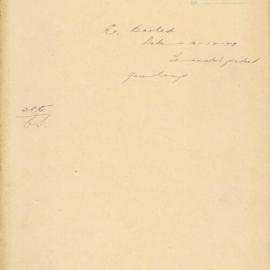 File - E. Barled - Town Clerk. For installation of high-powered gas lamps