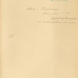 File - State Treasury - Town Clerk. Report of Auditors on audit of Council's accounts