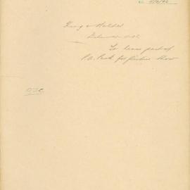 File - King & Walder - Town Clerk. To lease part of Prince Alfred Park for picture show