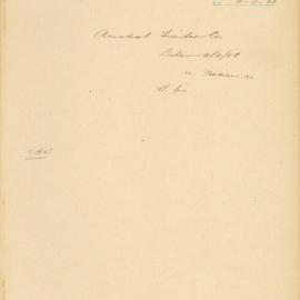 File - Austral Box & Timber Co. - Town Clerk. Notice for repairs to W.C's
