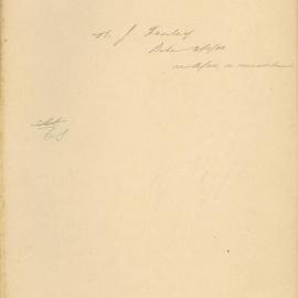 File - W.J. Henley - Town Clerk. Account for repairs to pavement in Grosvenor & Lang Streets for Lang