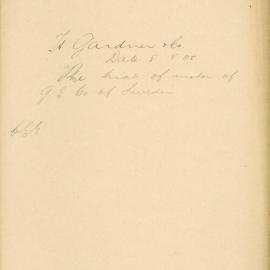 File - H Gardner & Co - T/C. [Request for result of tests of trial of motor from the General Electric Coy 