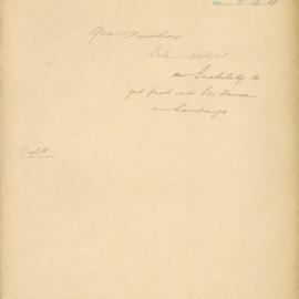 File - George Newton. Complaint re inability to access ice house at fish markets for consignments of fish 