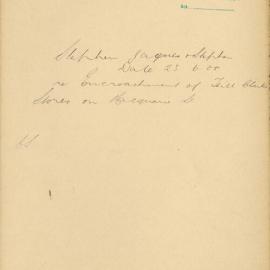 File - Stephen Jaques & Stephen. [Encroachment of building occupied by Messrs Hill Clark and Co and 