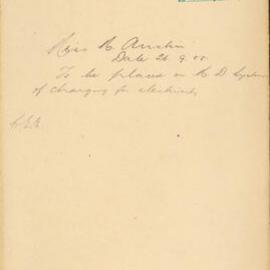 Letter - M Austin, Milliner to Town Clerk regarding electricity, corner of Pitt and Bathurst Streets Sydney, 1908