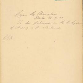 File - Letter - M Austin, Milliner to Town Clerk regarding electricity, corner of Pitt and Bathurst Streets Sydney, 1908