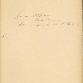 File - Lena Northover - Town Clerk. For address of C. Shipway