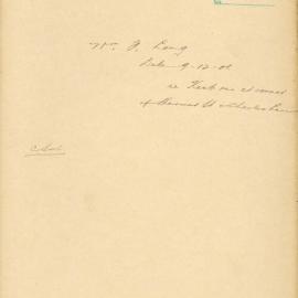 File - W.F.Long - Town Clerk. Kerb at Harmer St and Charles Lane East Sydney requires repair.