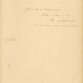 File - Garnett & Chambers - TC [Inspection of road works at Abattoir, Gipps, Crown, & William Henry Sts 