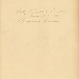 File - City Building Surveyor. Ruinous premises. [Mostly sheds and walls].