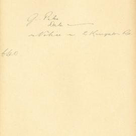 File - G. Pike - Town Clerk. Notice re 2 Kingston Road.