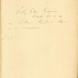 File - City Electrical Engineer. [Claim by Lewis Myers when boy put his hand into bucket of hot bitumen 